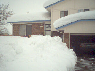 Our house is drowning in snow!